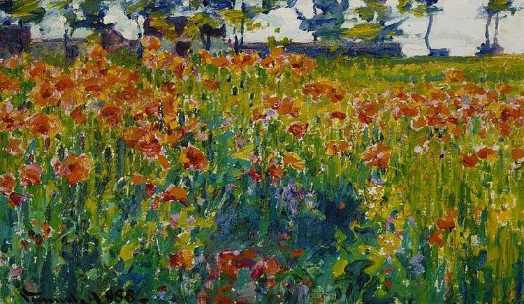 Robert William Vonnoh Poppies in France